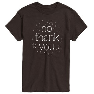 Men's - Instant Message - No Thank You Celestial Stars Constellation Short Sleeve Graphic T-Shirt - 1 of 4