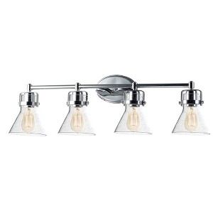 Maxim Lighting Seafarer 4 - Light Vanity in  Polished Chrome/Seedy - 1 of 2