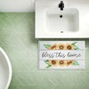 Stupell Industries Bless This Home Sunflowers Printed Plush Bath Mat And Bath Rug, Design By Kim Allen, 18"X30" - 3 of 4