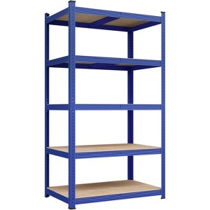 Yaheetech 71in 5-Tier Metal Storage Rack 5 Adjustable Shelves Boltless Shelving - 1 of 4