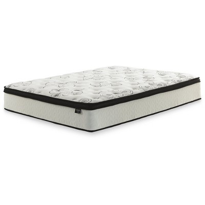 Modern White Queen Innerspring and Gel Memory Foam Mattress