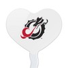 Minnesota State University Moorhead Primary Logo Heart Love Cupcake Picks Toppers Decoration Set of 6 - image 2 of 4