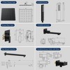 3-in-1 Compact Faucet Set: Rain Shower, Handheld, Folding Tub with Diverter - 3 of 4