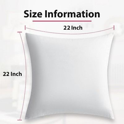 Lux Decor Collection Pack of 4 Decorative Cushion Throw Pillows Insert for Sofa Chair Bed
