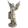 Northlight 23.25" Standing Religious Angel Outdoor Patio Garden Bird Bath or Feeder Statue - Ivory - 4 of 4