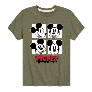 Boys' - Disney - Mickey Grid Short Sleeve Graphic T-Shirt - 1 of 4