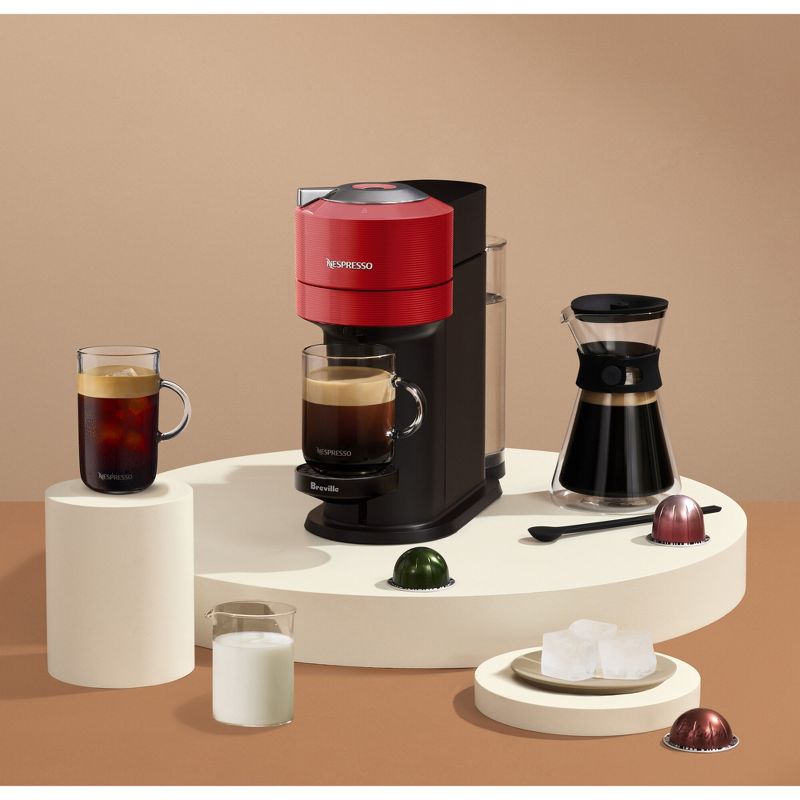 Nespresso Vertuo Next Coffee Maker and Espresso Machine by Breville - Red, 5 of 9