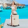 3-Piece Hardshell Luggage Set Trolley Suitcases,Minimalist Expandable Spinner Suitcase with TSA Lock (20"/24"/28")–Cuddlewood - 2 of 4