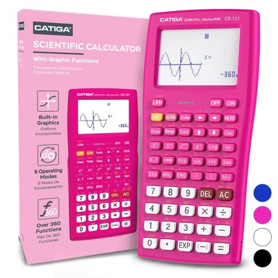 CATIGA Scientific Graphing Calculator, 360 Functions, Large Display, Graphing & Advanced Math for Students and Beginners