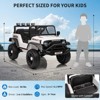 Kids Electric Ride On Truck 12V with Remote Ride On Toy Gift for Boys & Girls Bluetooth Music Player LED Lights - 3 of 4