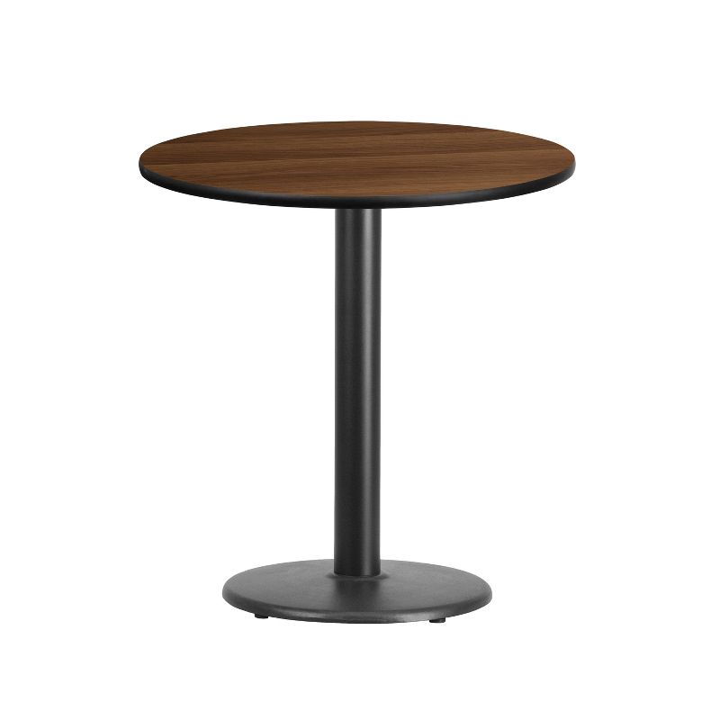 Flash Furniture 24'' Round Laminate Table Top with 18'' Round Table Height Base, 1 of 3