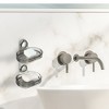 Unique Bargains Bathroom Double Layer Wall Mounted Soap Holder 6.10"x4.13"x9.65" - 2 of 4