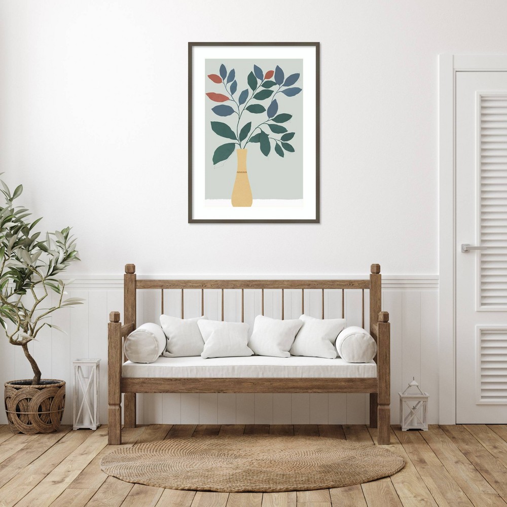 Photos - Other Decoration Amanti Art 30"x41" Summer Planter I by Isabelle Z Wood Framed Wall Art Print