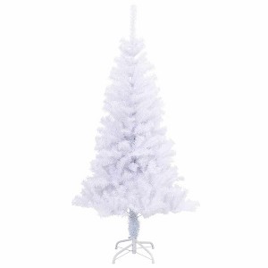 vidaXL Christmas Tree Decoration Artificial Xmas Tree with Stand Branches - White 4 x 2 ft - 1 of 4