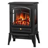 Kismile Electric Fireplace, Realistic Flame Effects Fireplace Heater Stove, Adjustable Brightness and Heating Mode, Overheating Safe Design - 2 of 4