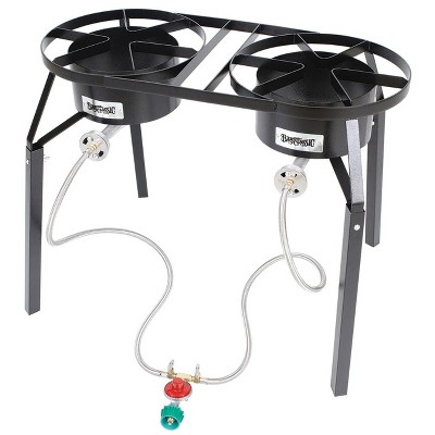 Bayou Classic  Cookers With Extension Legs Dual High Pressure Gas Burner Cooker DB250