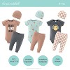 The Peanutshell Newborn Baby Layette Gift Set for Baby Boys, Skater Boy, 16 Essential Pieces, 0-3 Months  - Grey - 4 of 4