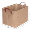 Unique Bargains Fabric Organizing Closet Storage Storage Cube with Handles 1 Pc - 4 of 4