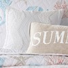 Blue Sea Chenille Tufted Decorative Pillow - Levtex Home - 3 of 3