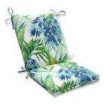 Soleil Outdoor Squared Corners Chair Cushion Blue/Green - Pillow Perfect