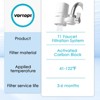 Faucet Water Filter for Sink  400 Gallons Faucet Mount Tap Water Filtration System for Kitchen, Bathroom, Reduces Lead, Chlorine, Bad Taste - 4 of 4