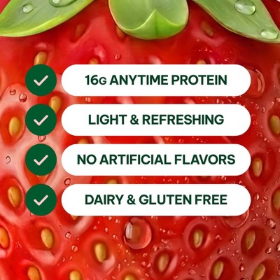 Lumen Sparkling Protein Strawberry Vanilla - 12 fl oz