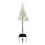 5ft Alpine Festive Golden Artificial Christmas Tree with Warm White LED Lights