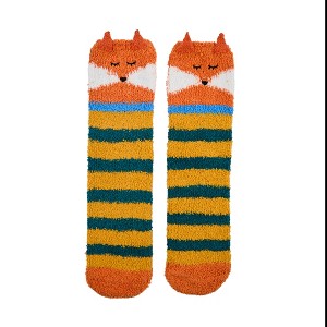 Bioworld Adult Super Soft Fuzzy Crew Socks - 1 of 2