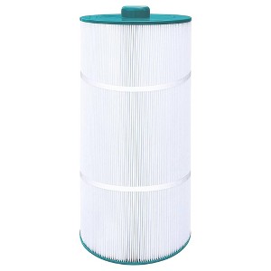 Hurricane Filters Easy to Clean Replacement Spa Filter Cartridge for PSD125-2000, Unicel C-8326, and Filbur FC-2780, White/Blue - 1 of 4