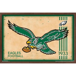 Trends International NFL Philadelphia Eagles - Retro Logo 14 Framed Wall Poster Prints - 1 of 4