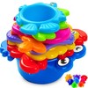 Extasticks Beautiful Colored Stacking Cups With Sea Animals - image 3 of 4