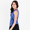 Calypsa Women's Plus Size Closed Back UPF 50+ Tankini Maya Swim Top - 2 of 4