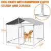 Heavy Duty Large Dog Cage with Wheels Sturdy Locks, Dog Kennel Indoor and Removable Tray for All Large Pets - 2 of 4