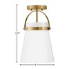 Lark Tori 1 - Light Pendant in  Lacquered Brass - 2 of 4