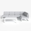 LayinSun 6-Piece Large Outdoor Modular L-Shaped Sectional Set with Coffee Table - 2 of 4