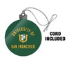 University of San Francisco Dons Logo Acrylic Christmas Tree Holiday Ornament - 3 of 4
