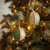 Woven Bamboo Ball Ornament (Set of 4) - 2 of 4