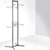 Delta Design Cycle Four Bike Free-Standing Storage Rack with Basket - Black - 3 of 4