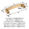 Amerock Rift 3 Inch Center-to-Center Pull for Cabinets, Drawers, and Furniture - 4 of 4