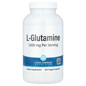 L-Glutamine, Free-Form Amino Acid, 1,000 mg, 240 Veggie Capsules - 1 of 4