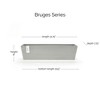 Ecopots Bruges Durable Modern Rectangular Indoor/Outdoor Recycled-Based Composite Flower Pot Planter - 2 of 4