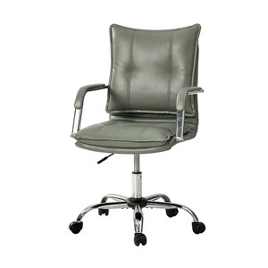 Patrizia Tufted Ergonomic office task chair High Back Executive Swivel Chair for Living Room and Office Room| ARTFUL LIVING DESIGN - 1 of 4