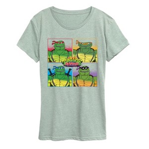 Women's - Teenage Mutant Ninja Turtles - TMNT Group Short Sleeve Graphic T-Shirt - 1 of 3