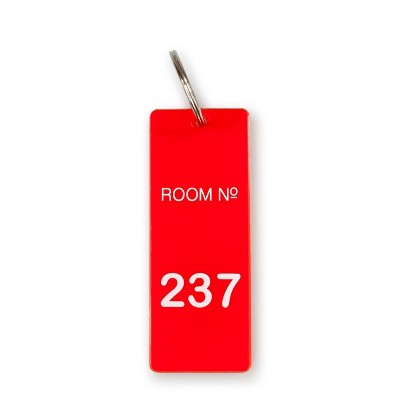  Toynk The Overlook Hotel Room 237 Keychain | Room Key Tag Replica from The Shining 