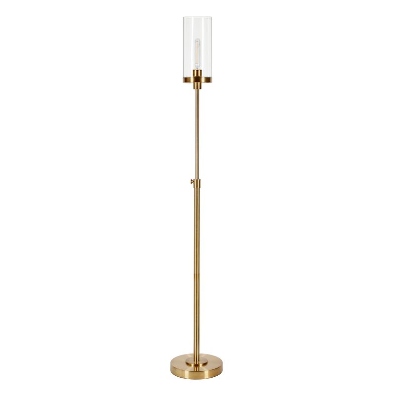 Hampton & Thyme 66" Tall Floor Lamp with Glass Shade, 1 of 12