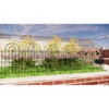 Dolonm 32" Tall 14-Panel Metal Garden Fence - 20.4ft Animal Barrier, Galvanized Rustproof, No Tools Movable Pet Fence for Yard - 2 of 4