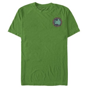 Men's Jurassic World: Camp Cretaceous Triceratops Silhouette Pocket T-Shirt - 1 of 4