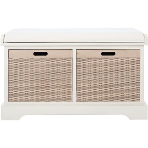 Landers 2 Drawer Cushion Bench - BCH5702 - Safavieh - 1 of 4