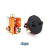 KubeBath Aqua Rondo Matte Black Shower Set w/ Ceiling Mount 8Inch Rain Shower and Tub Filler - 4 of 4
