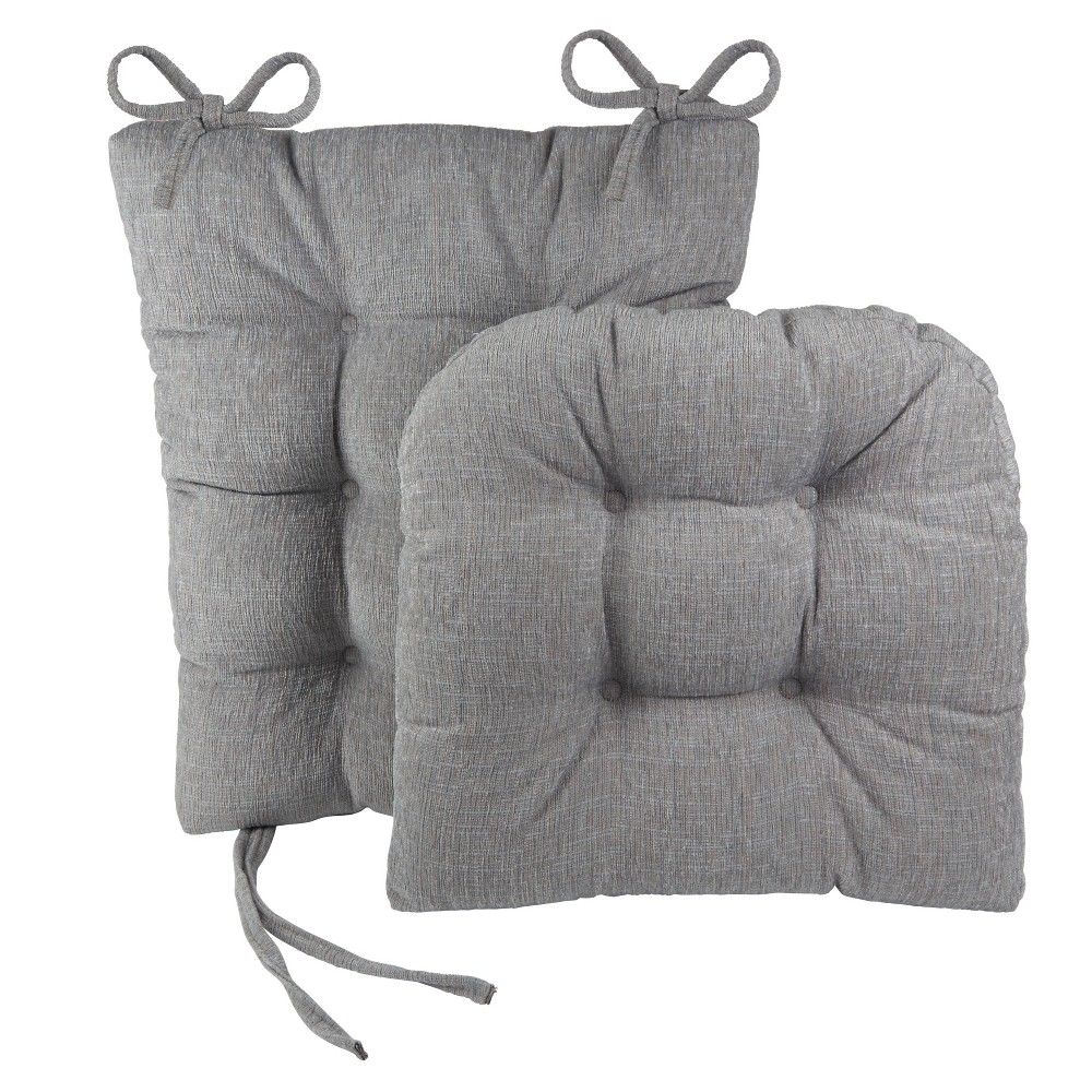 Photos - Pillow Gripper No Slip Polar Chenille Jumbo Rocking Chair Cushion Set Include Sea